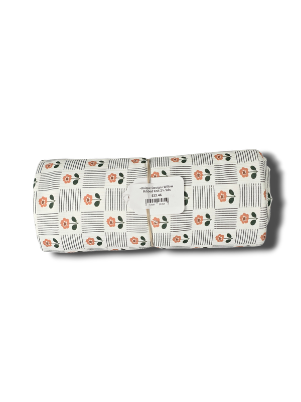 *Unique Design* Willow Ribbed Knit 2¼ Yds