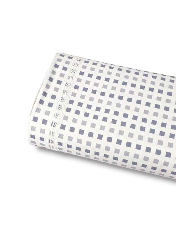 *Unique Design* Willow Ribbed Knit Frosted Square