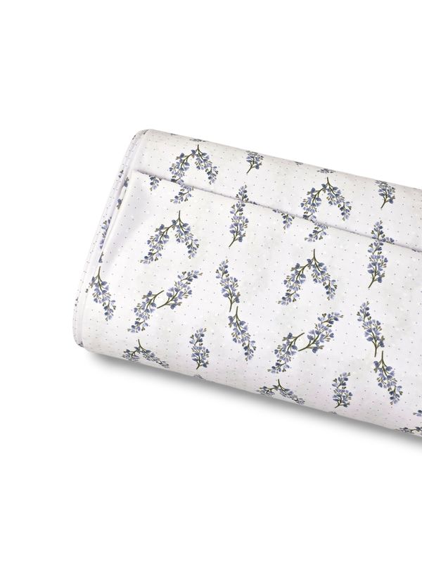 *Unique Design* Swiss Dot Knit Bluebell Pearl