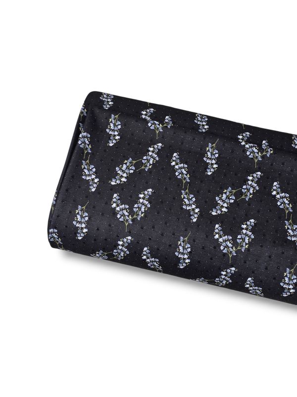 *Unique Design* Swiss Dot Knit Bluebell Midnight