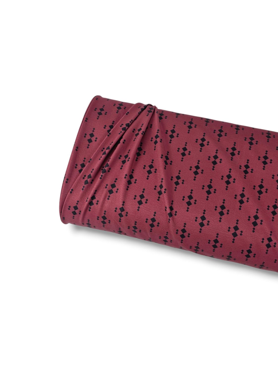 *Unique Design* Willow Ribbed Knit Confetti Diamond Berry