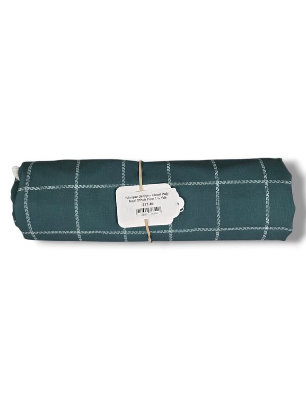 *Unique Design* Cloud Poly Noel Stitch Pine 1¾ Yds