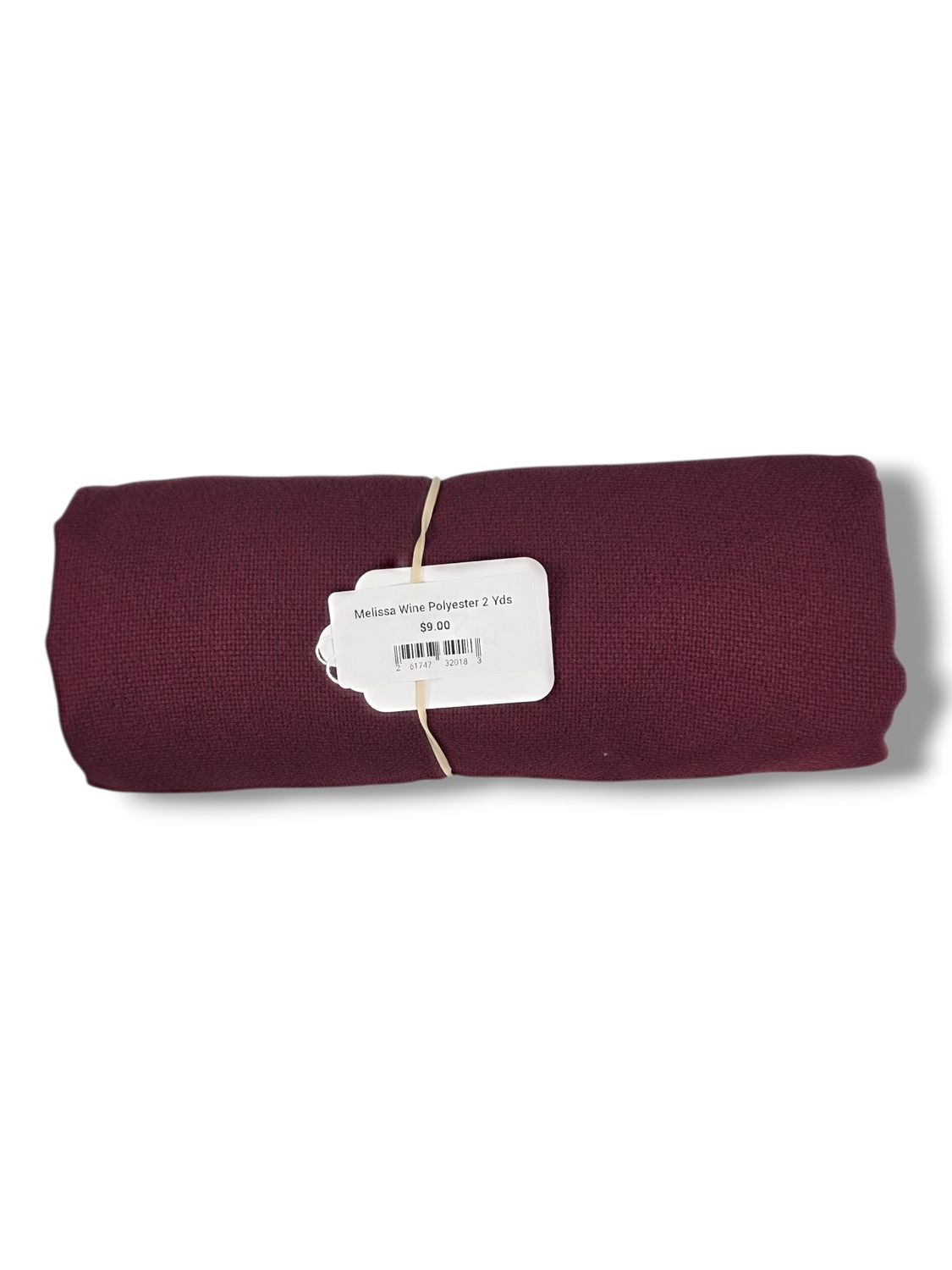 Melissa Wine Polyester 2 Yds
