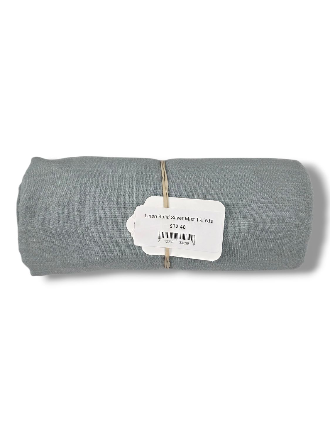 Linen Solid Silver Mist 1¼ Yds