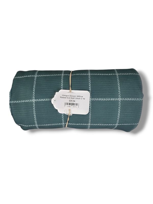 *Unique Design* Willow Ribbed Knit Noel Stitch 3 Yd