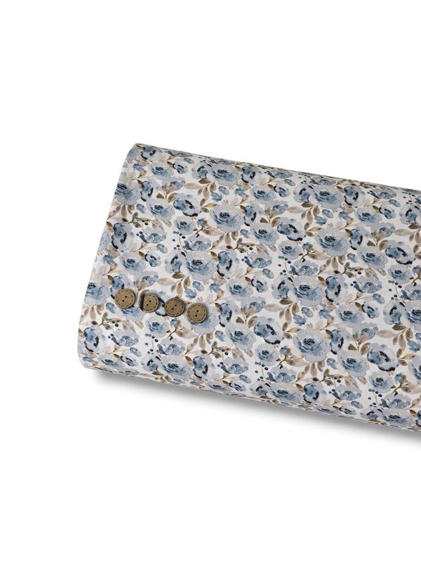 *Unique Design* Swiss Dot Knit Misty Morning Blooms