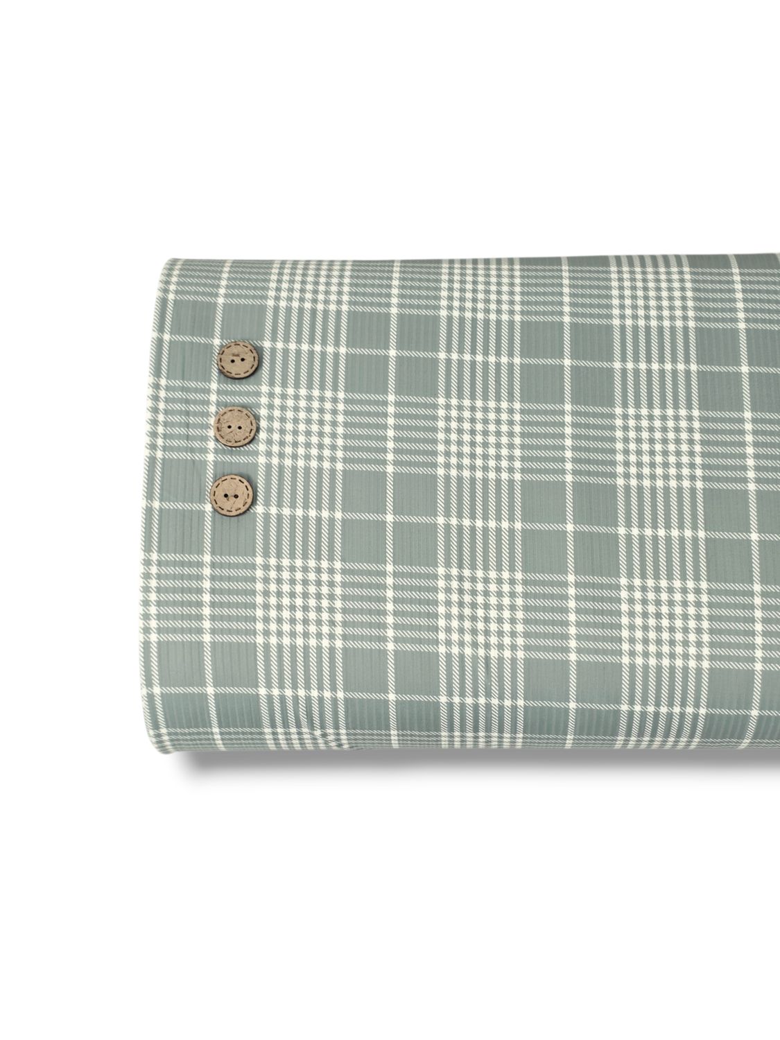 *Unique Design* Willow Ribbed Knit Modern Plaid Dusty Sage