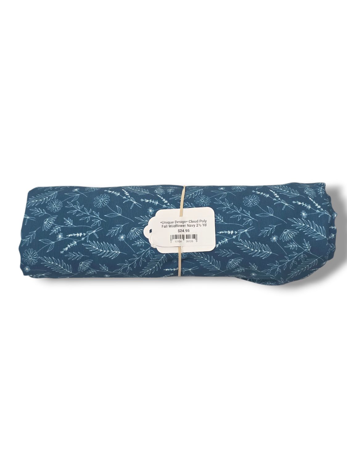 *Unique Design* Cloud Poly Fall Wildflower Navy 2½ Yd