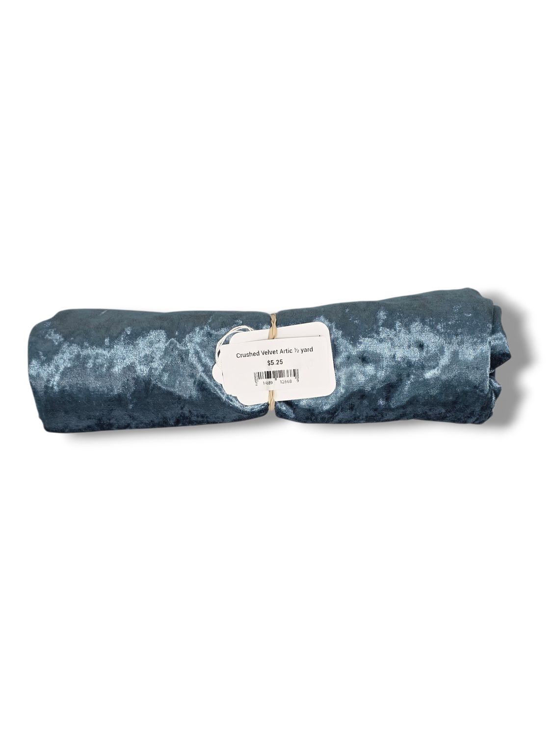 Crushed Velvet Artic ½ yard