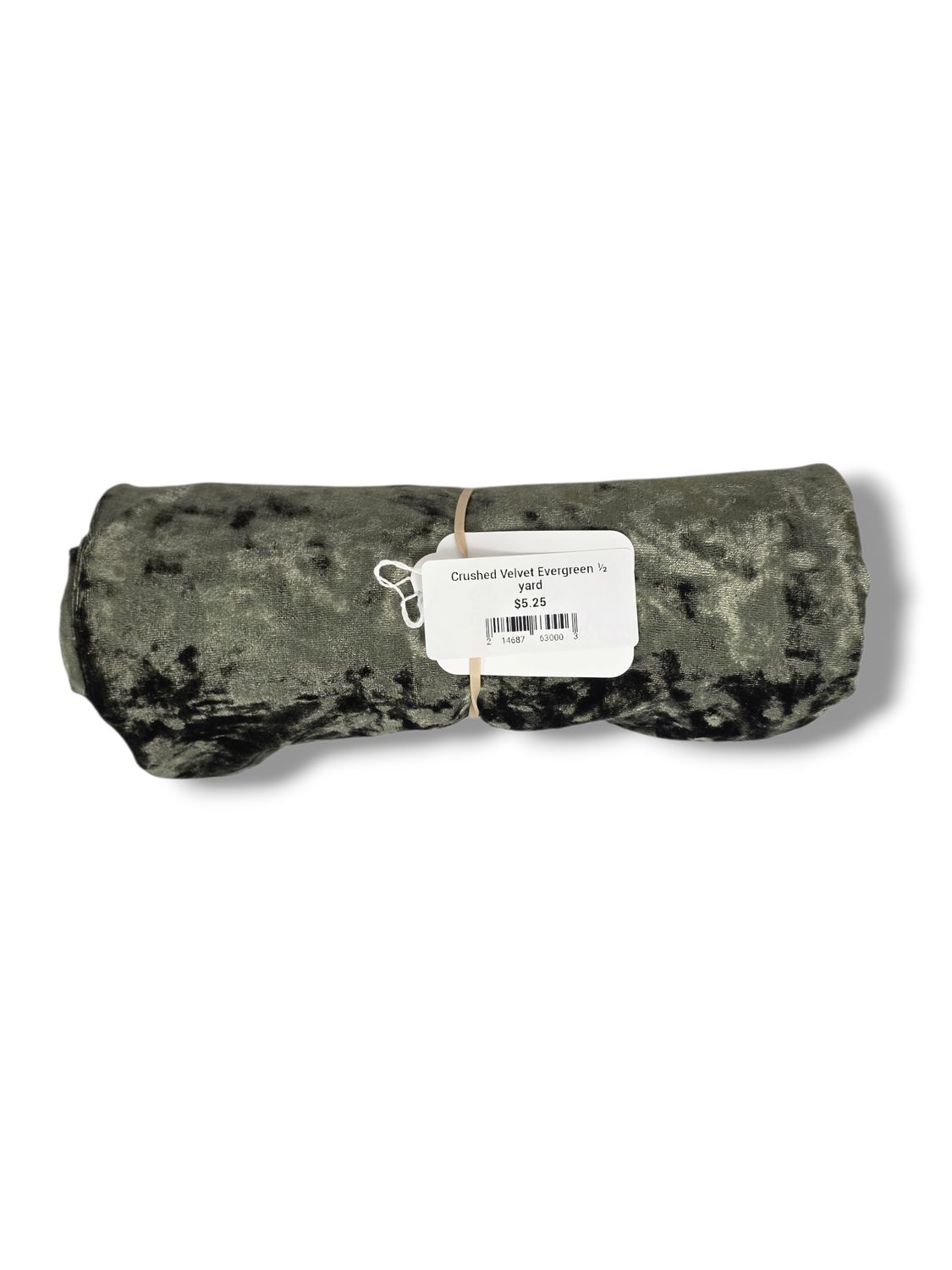 Crushed Velvet Evergreen ½ yard