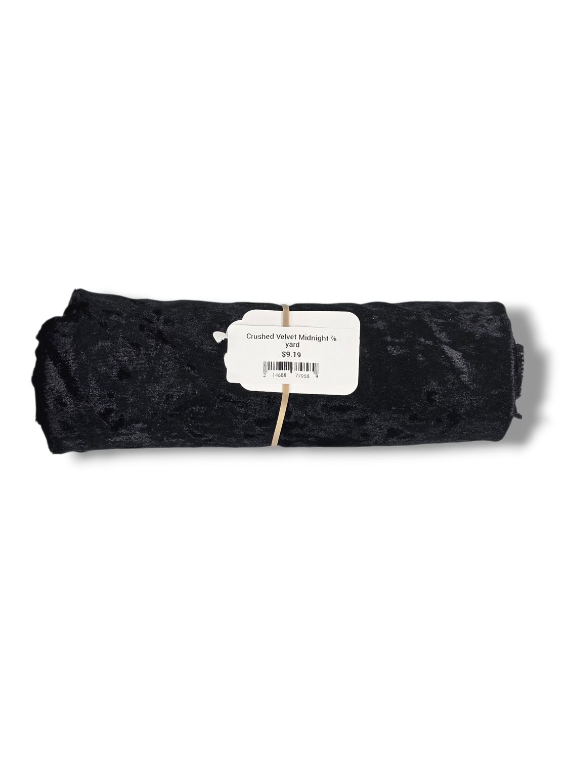 Crushed Velvet Midnight ⅞ yard