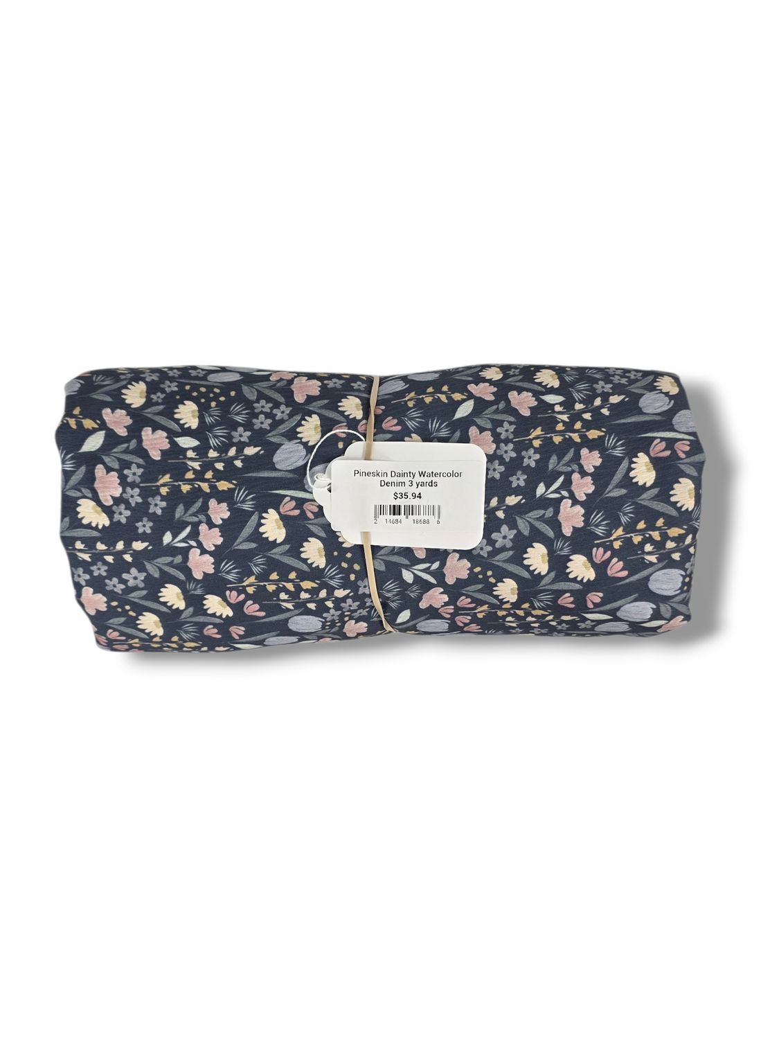 Pineskin Dainty Watercolor Denim 3 yards