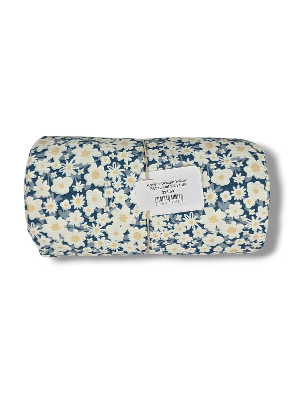 *Unique Design* Willow Ribbed Knit 2⅞ yards