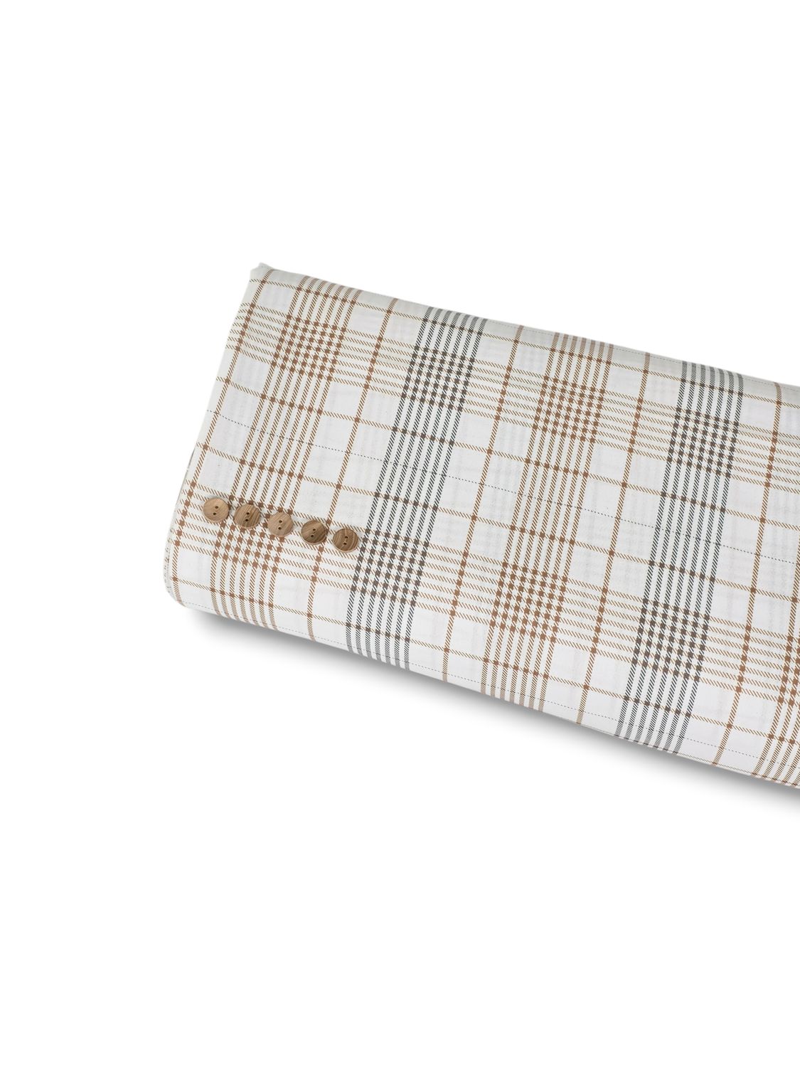 *Unique Design* Poly Breeze Modern Plaid White