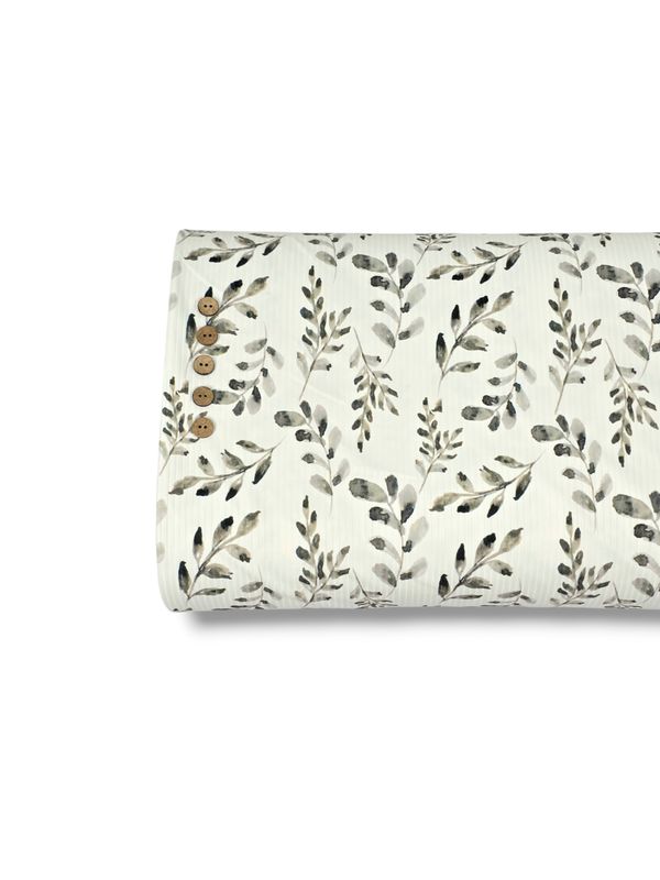 *Unique Design* Willow Ribbed Knit Simple Sprig