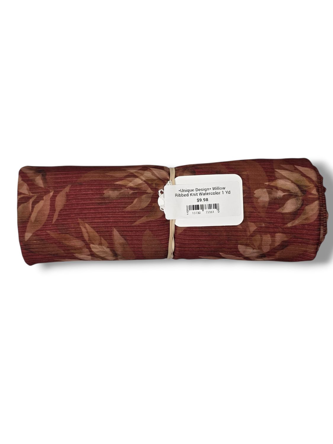 *Unique Design* Willow Ribbed Knit Watercolor 1 Yd