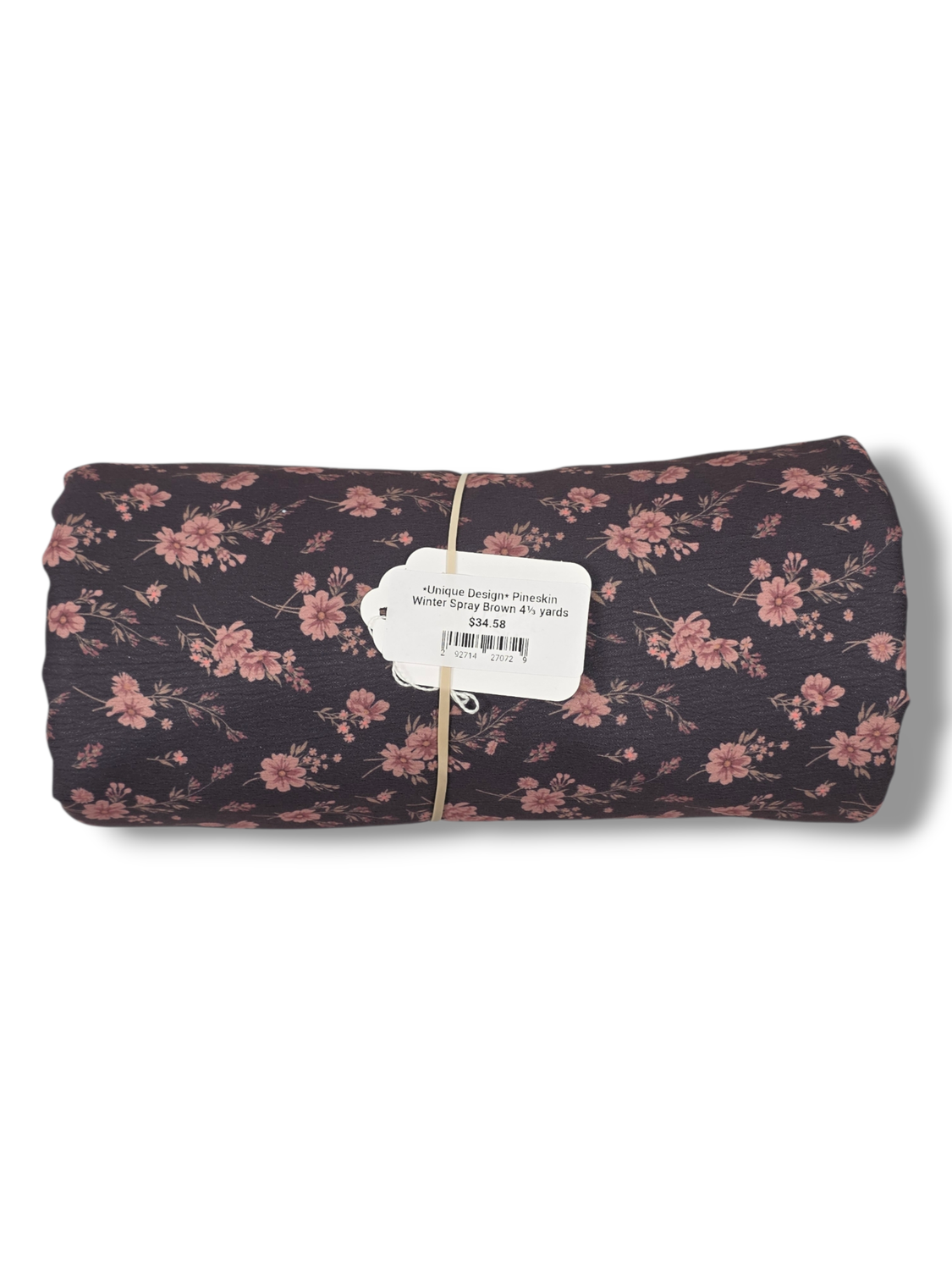 *Unique Design* Pineskin Winter Spray Brown 4⅓ yards