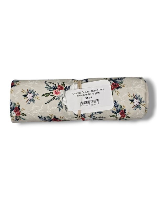 *Unique Design* Cloud Poly Noel Cluster ½ yard