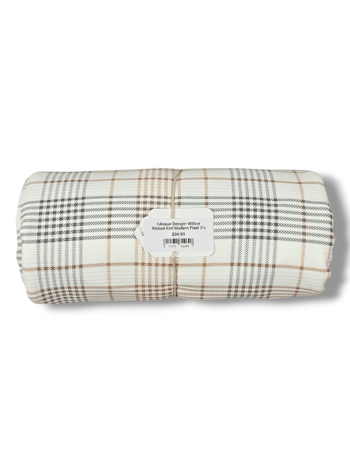 *Unique Design* Willow Ribbed Knit Modern Plaid 3½ yards
