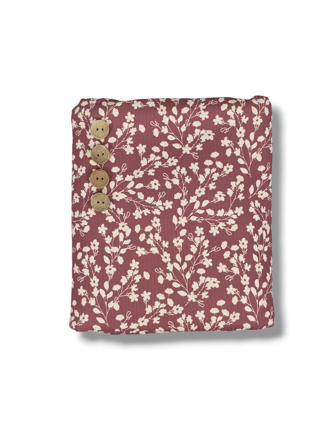 *Unique Design* Willow Ribbed Knit Serene Sprays Mulberry