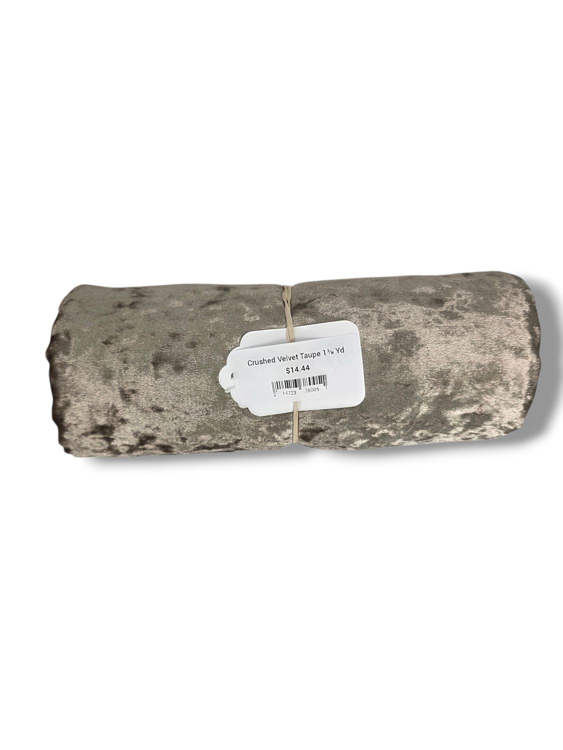 Crushed Velvet Taupe 1⅜ Yd