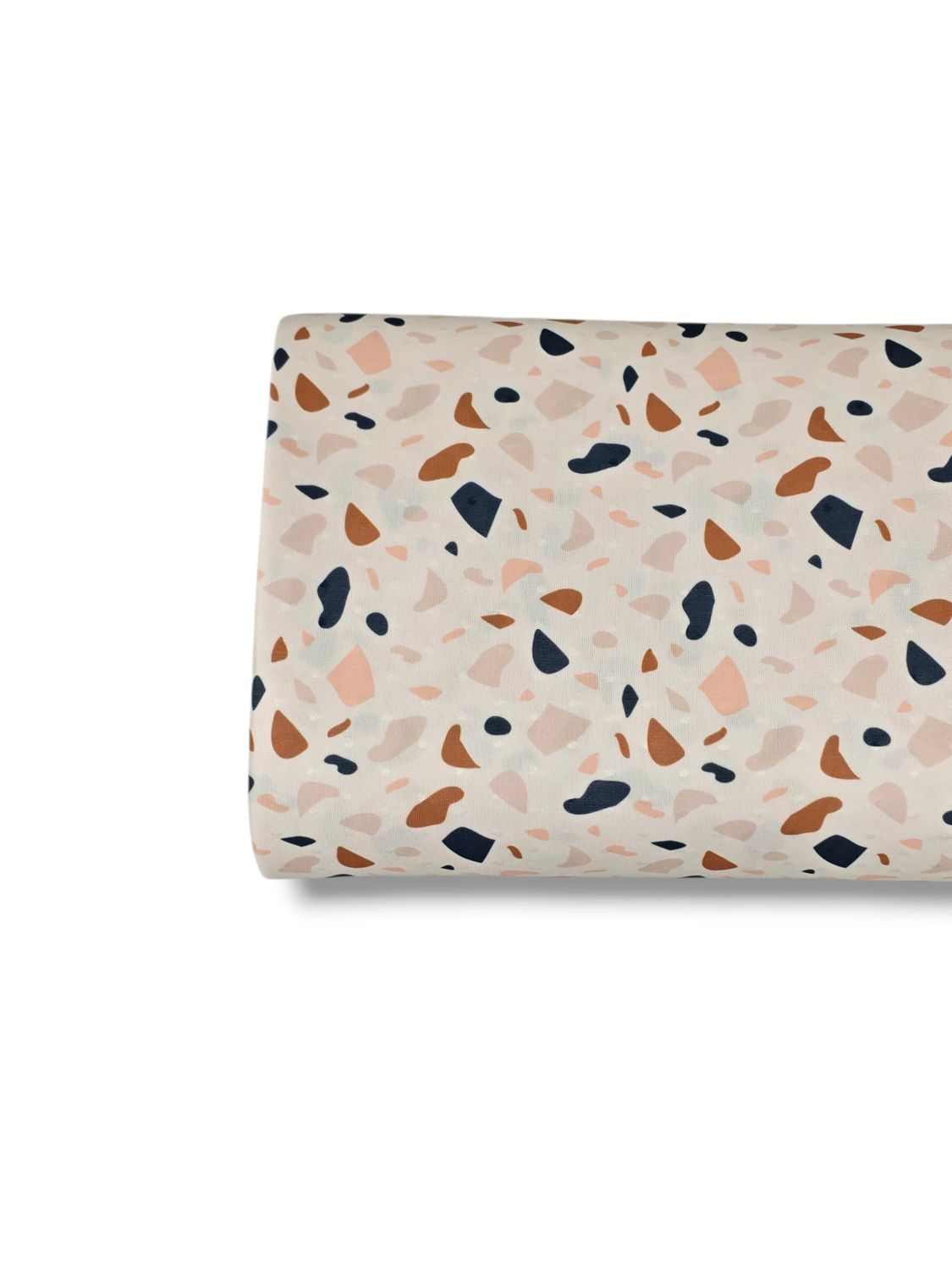 *Unique Design* Swiss Dot Knit Flintstone Cream