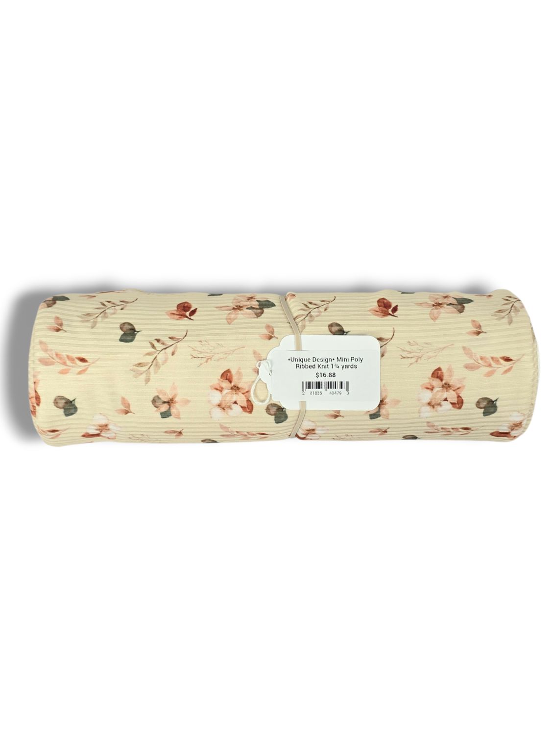 *Unique Design* Mini Poly Ribbed Knit 1¾ yards