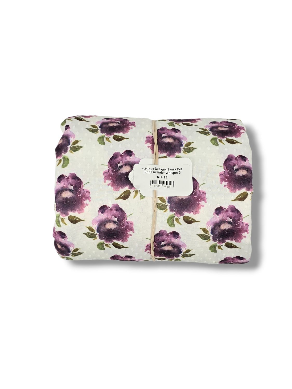 *Unique Design* Swiss Dot Knit Lavender Whisper 3 yards