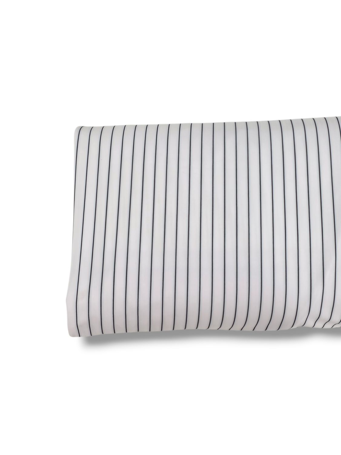 *Unique Design* Tricot Knit Minimal Stripe White