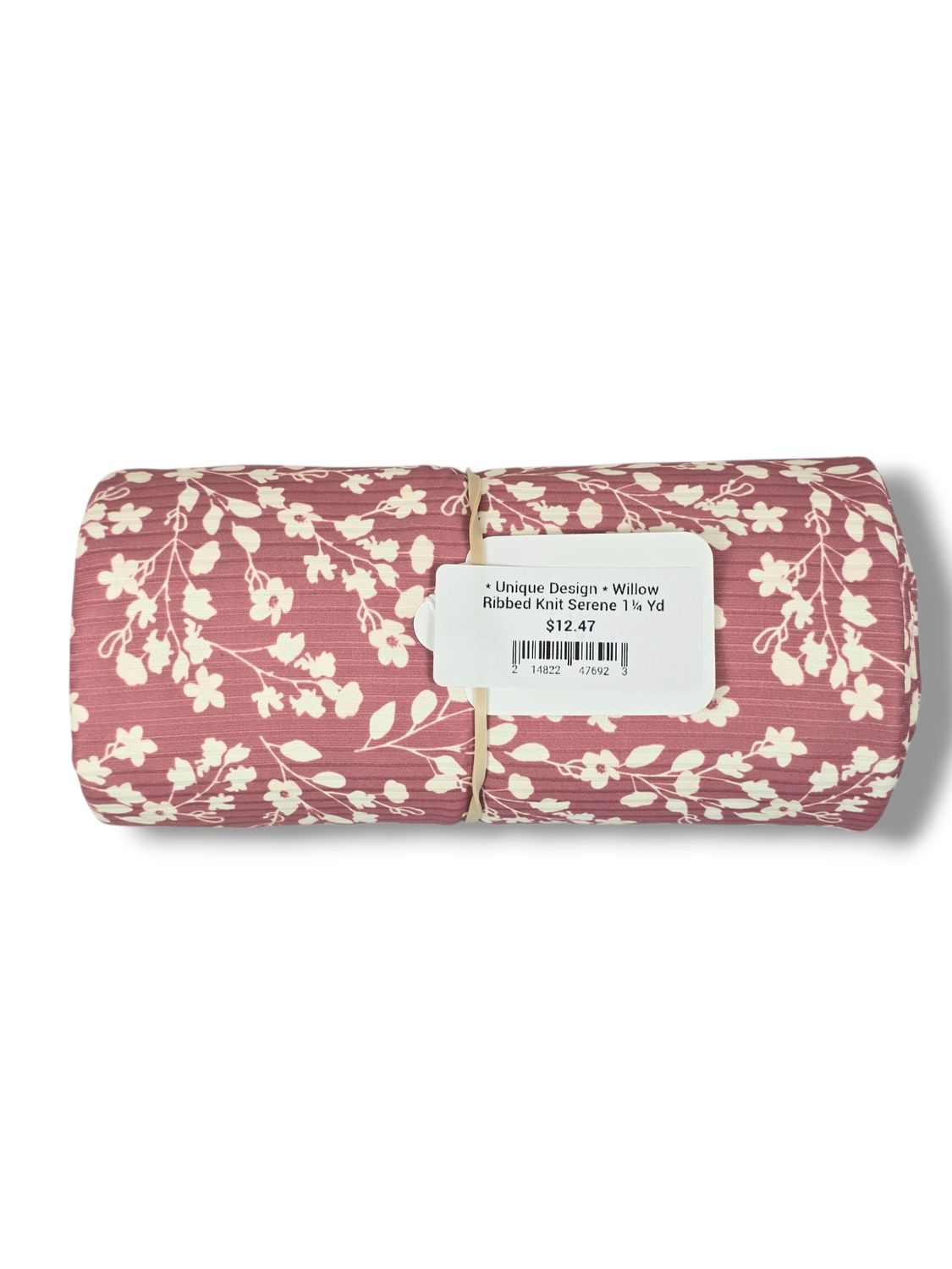 * Unique Design * Willow Ribbed Knit Serene 1¼ Yd