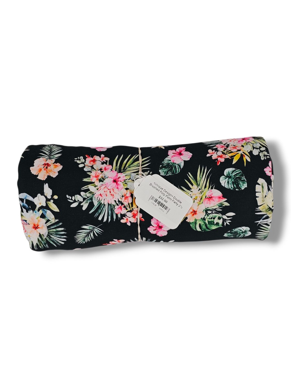 *Unique Design* Double Brushed Poly Palm Party 2½ Yard