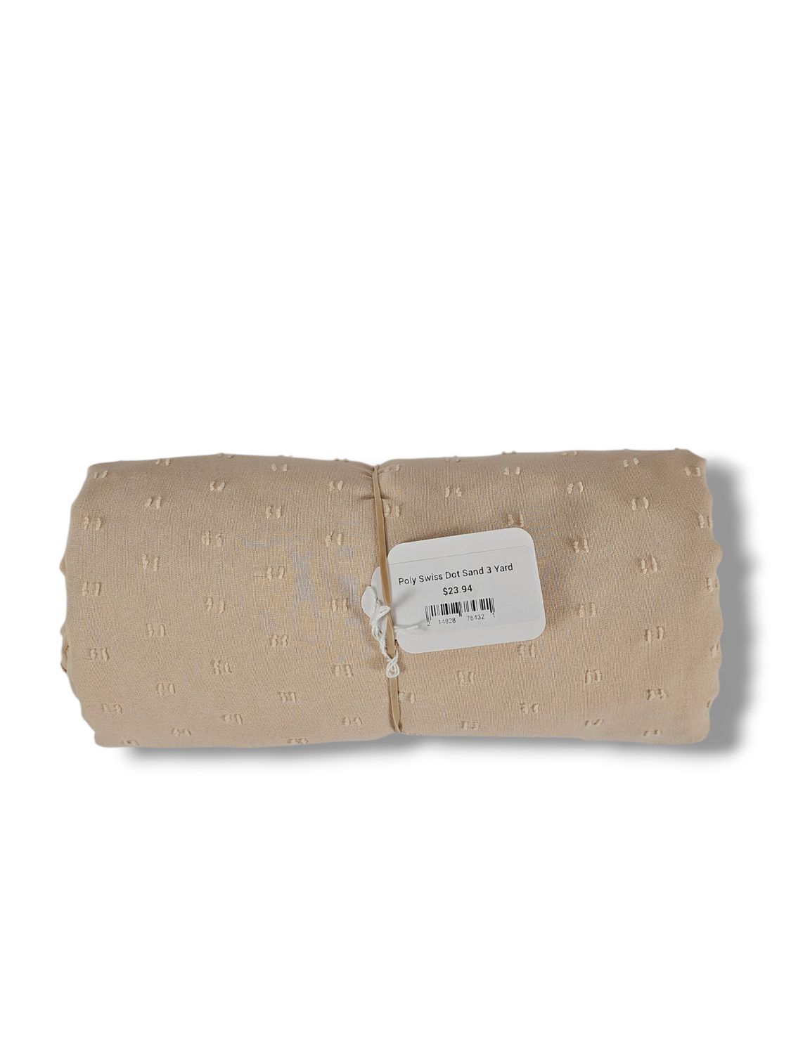 Poly Swiss Dot Sand 3 Yard