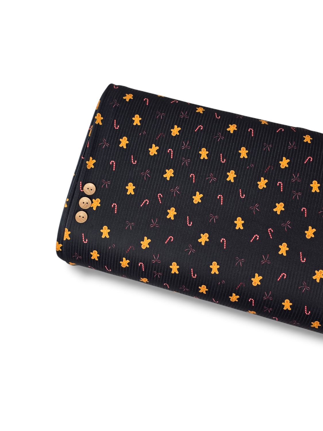 *Unique Design* Willow Ribbed Knit Peppermint + Spice Black