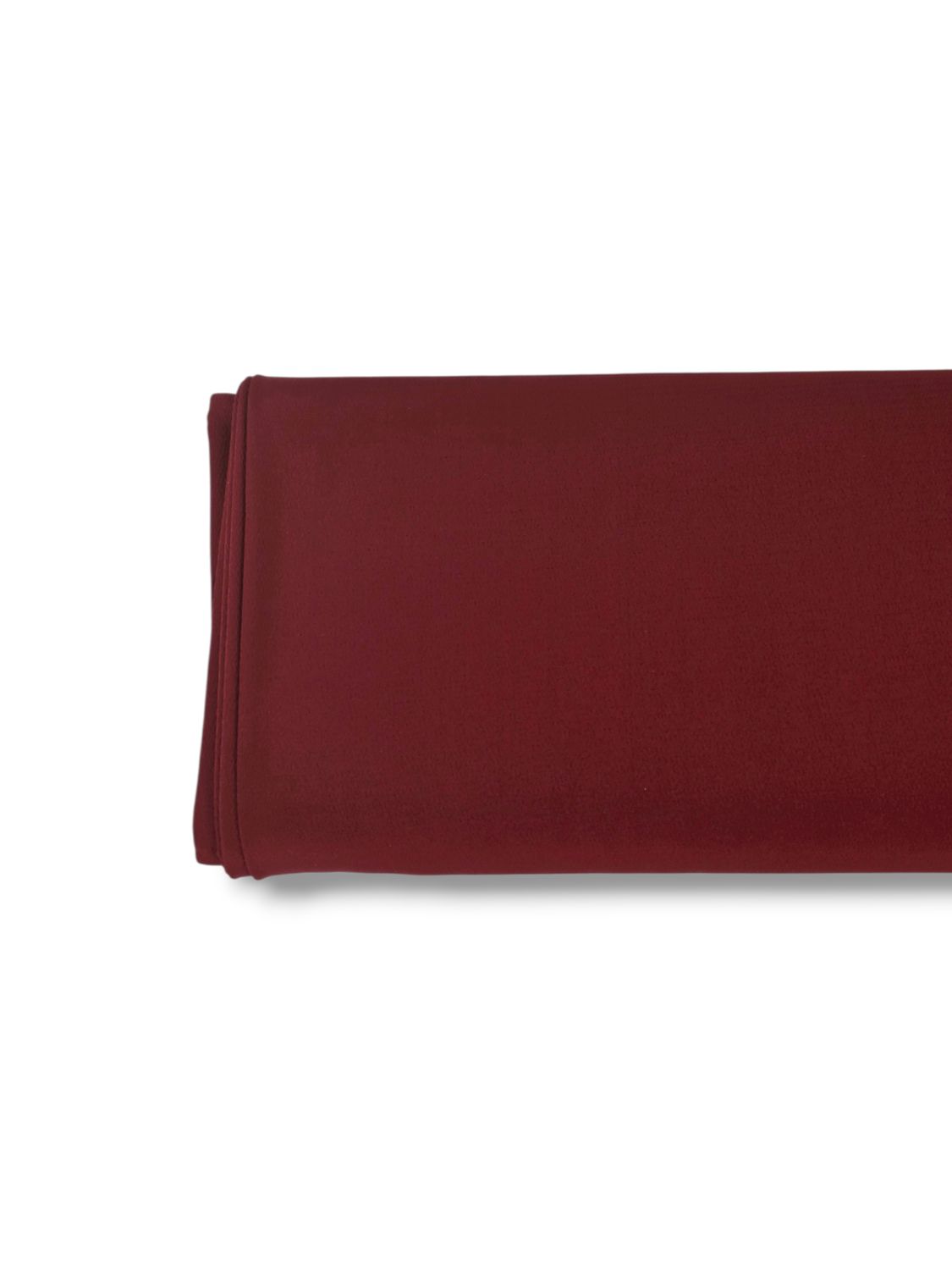 Crinkle Crepe Polyester Red