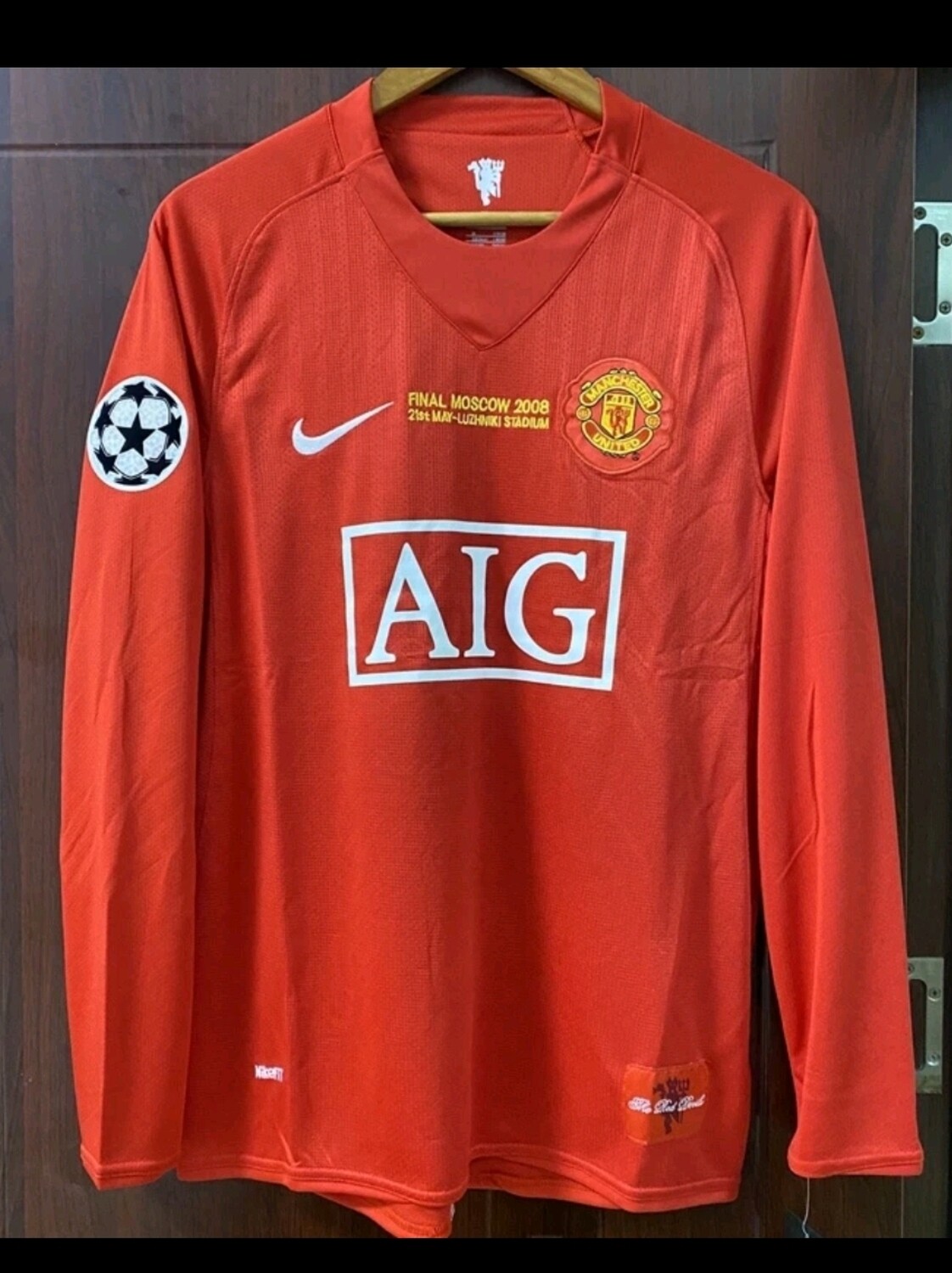 Retro Manchester United manga larga - C. Ronaldo