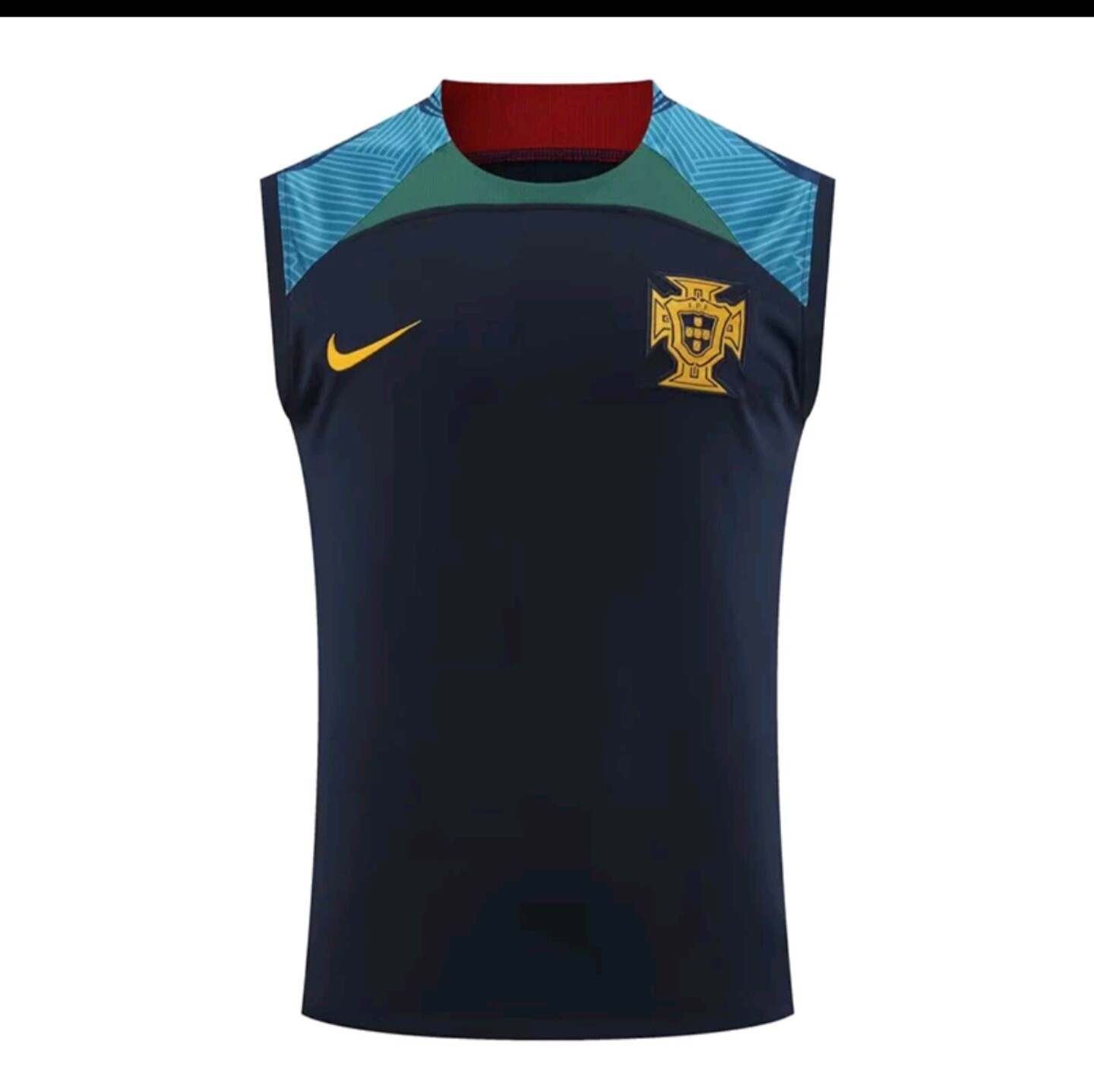 Camiseta sin manga - Portugal negra