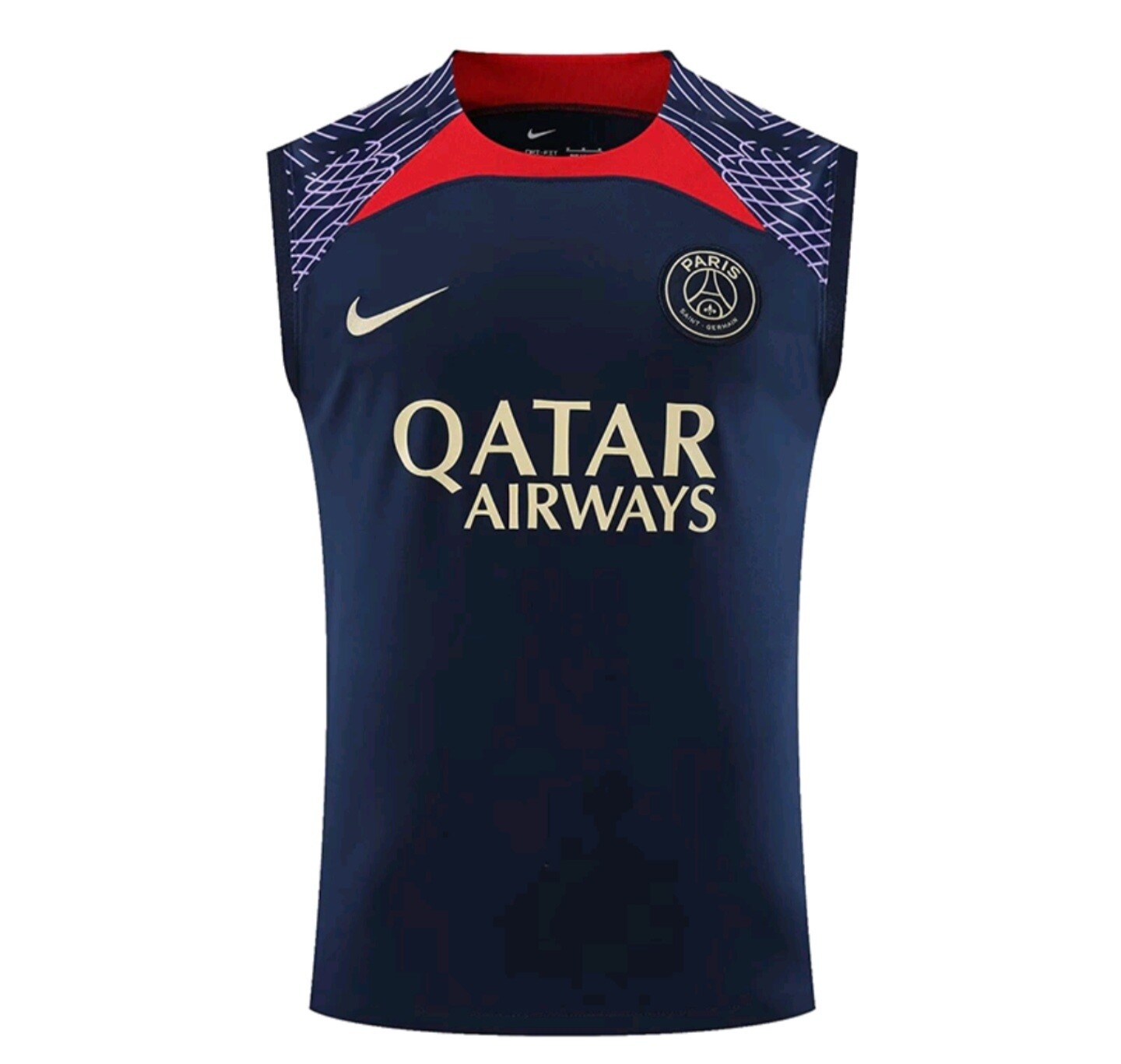 Camiseta sin manga - Paris Saint Germain negra