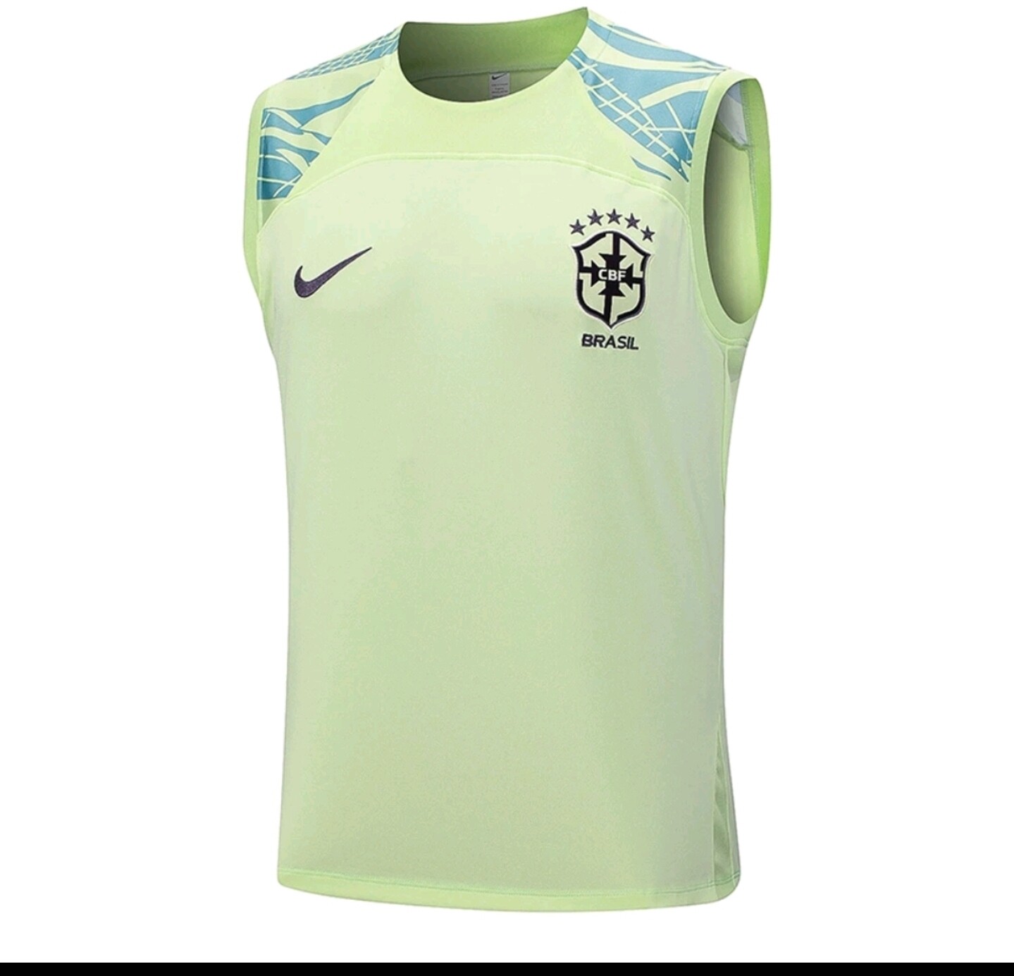 Camiseta sin manga - Brasil verde claro