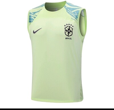 Camiseta sin manga - Brasil verde claro