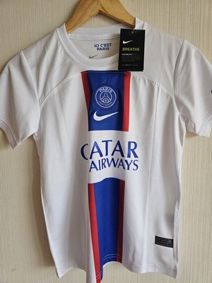 Paris Saint Germain blanca - Messi - Talla M - PREMIUM QUALITY