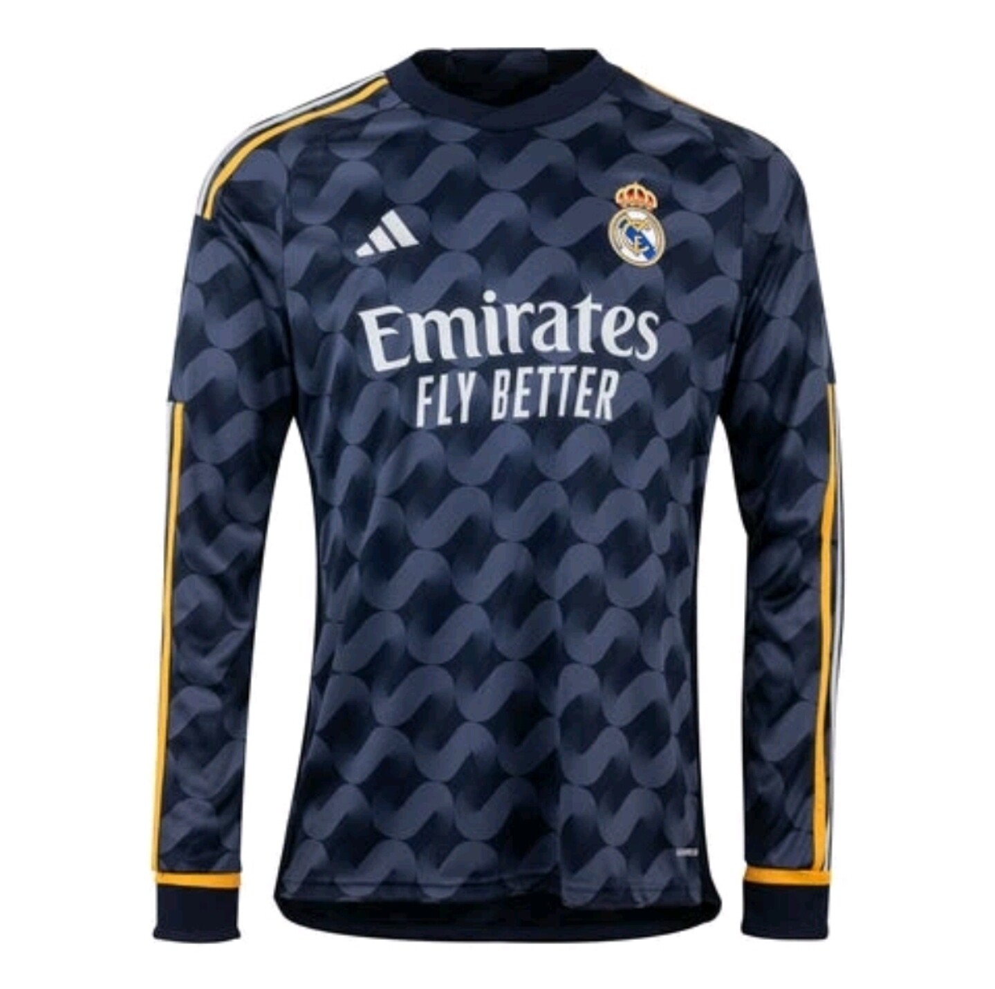 Real Madrid negra manga larga - PREMIUM QUALITY 