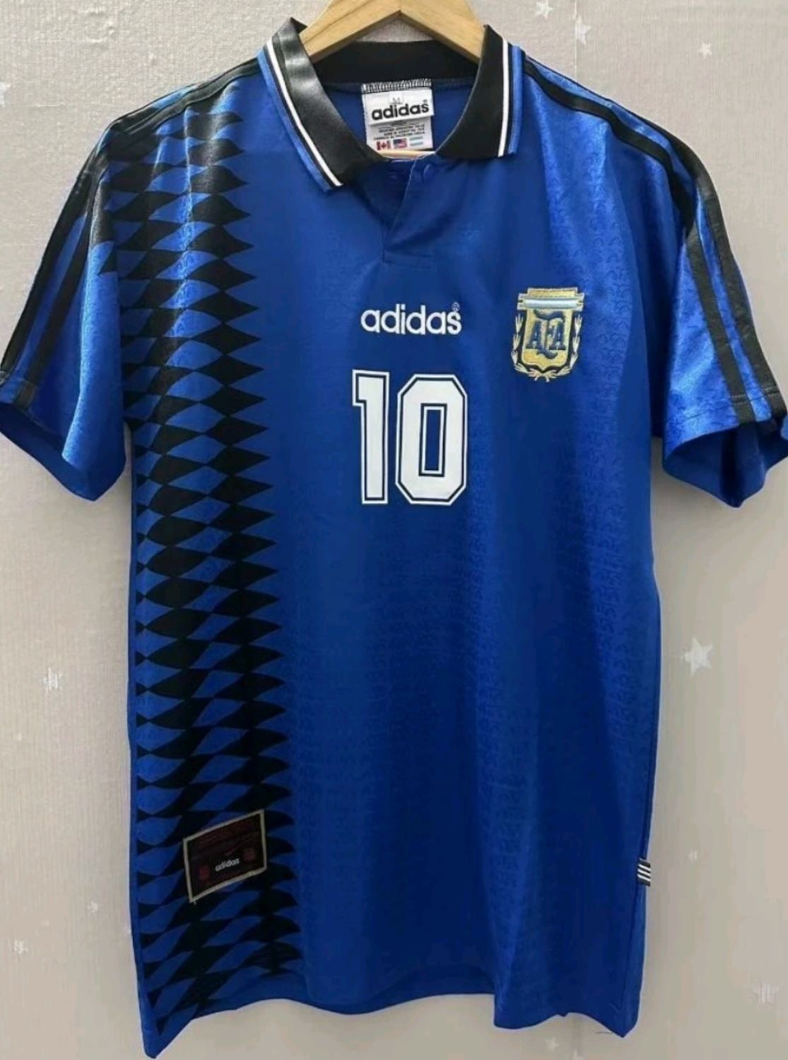 Retro Argentina azul - MARADONA