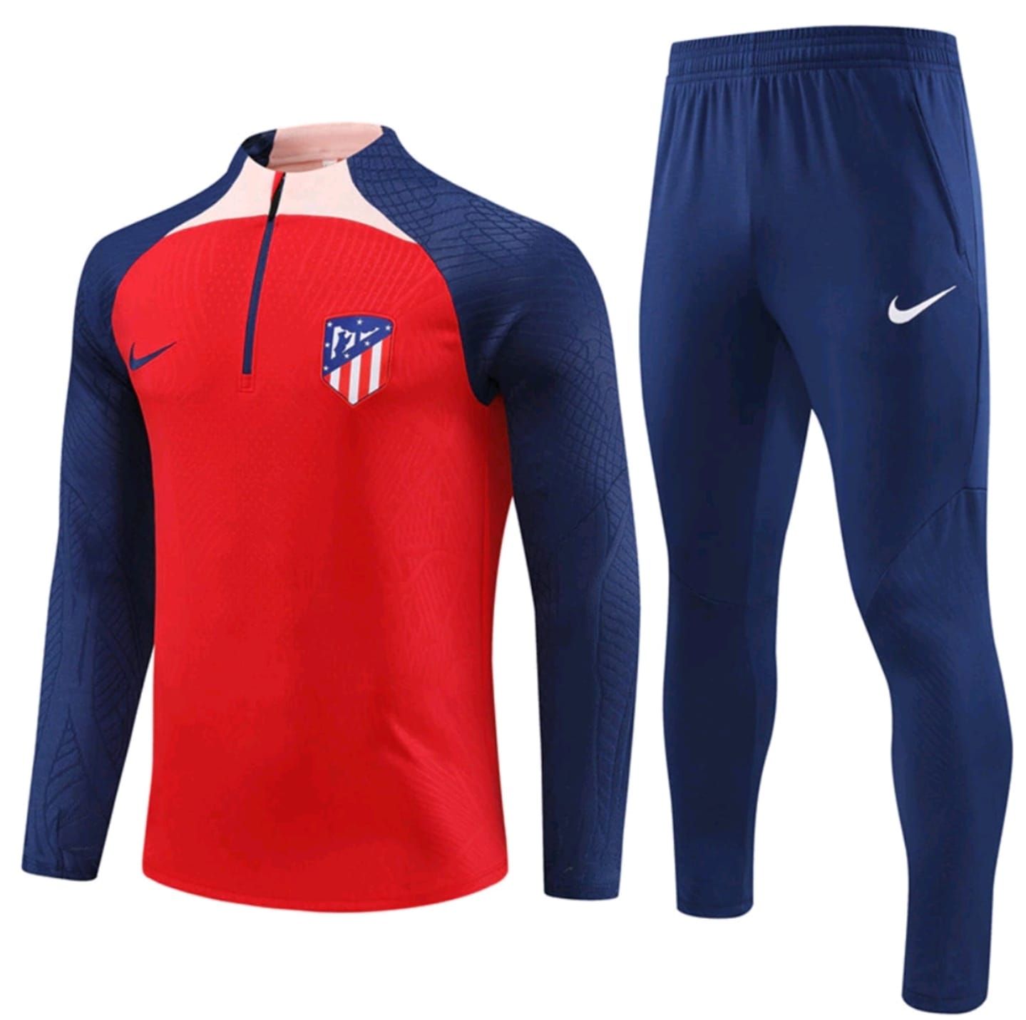 ATLETICO DE MADRID (1) BUZO COMPLETO - PREMIUM QUALITY