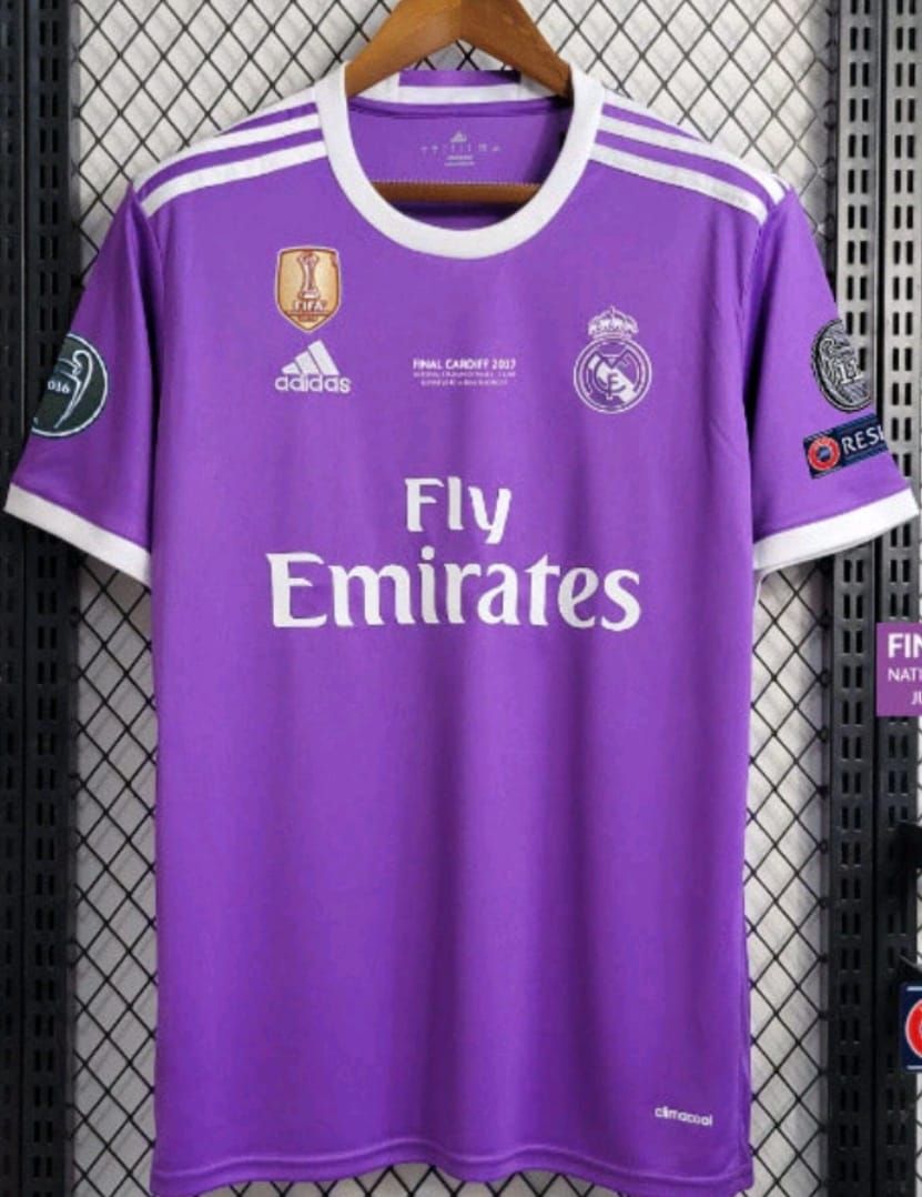 Retro Real Madrid lila Cristiano Ronaldo - Beckham