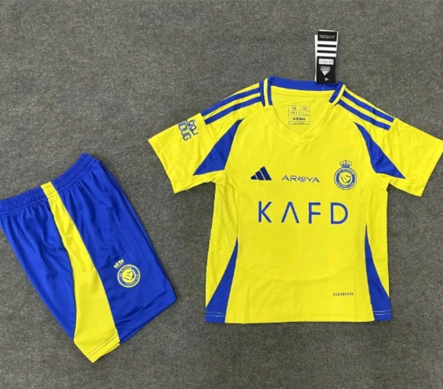 Conjunto Al Nassr oficial 2024 (amarillo)