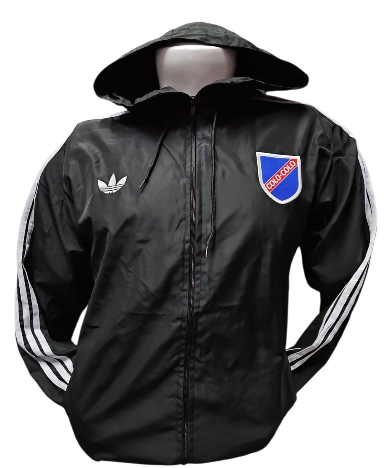 Cortavientos colo colo CENTENARIO Negro - No Premium