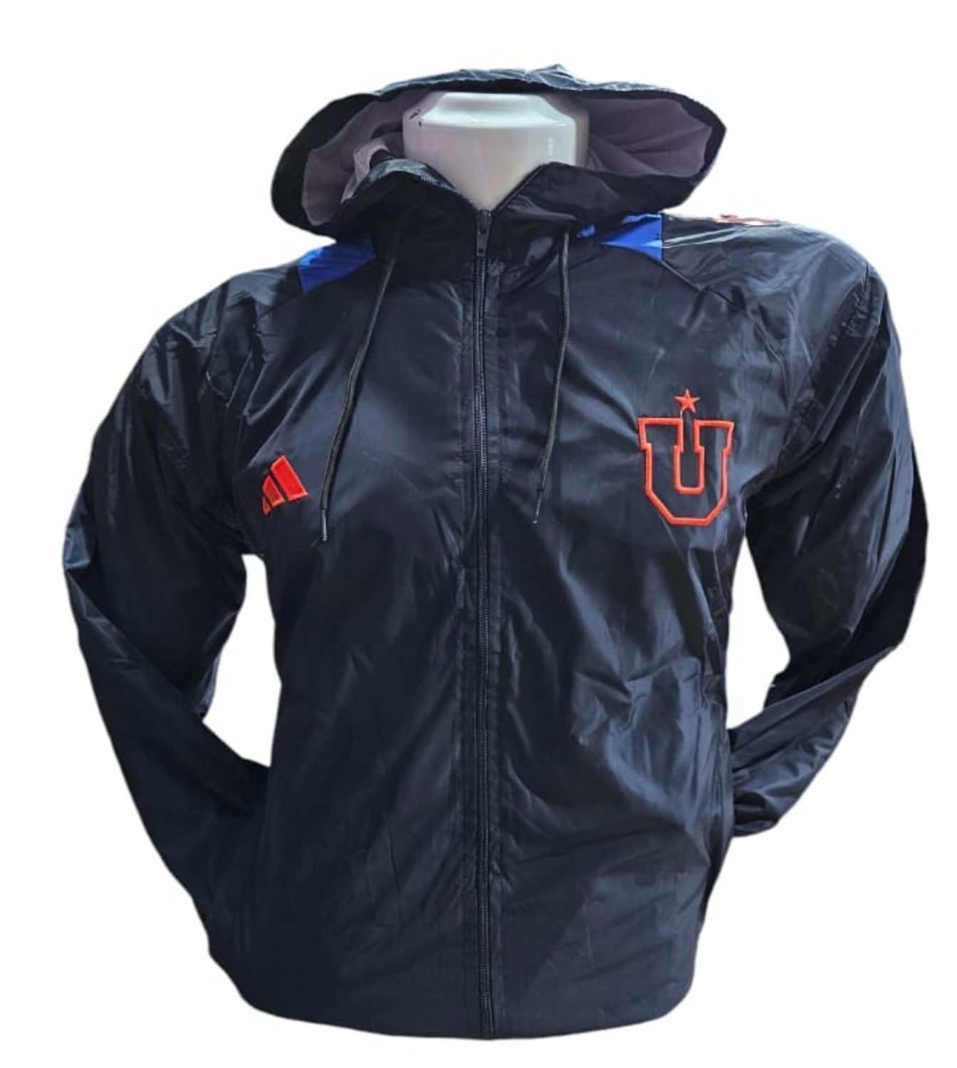Cortavientos Universidad de Chile Azul marino - No Premium