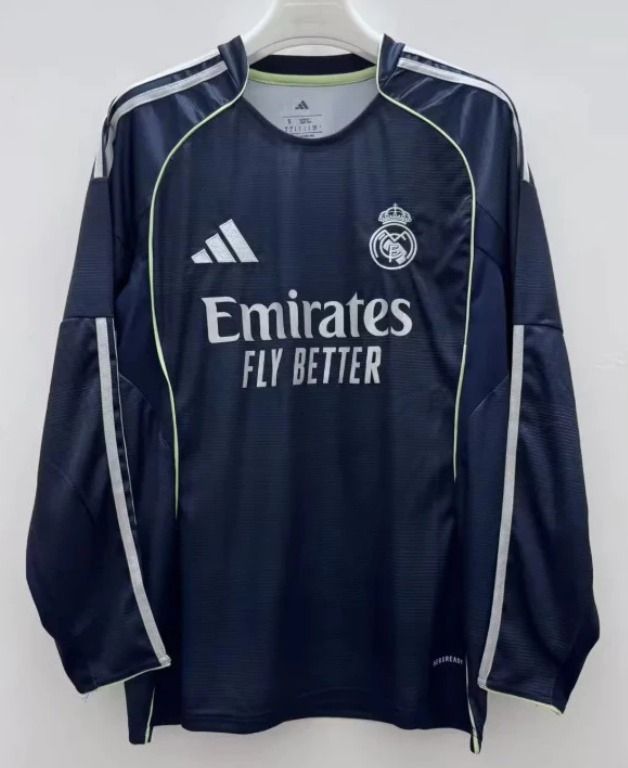 Real Madrid 2025/2026 manga larga - PREMIUM QUALITY 