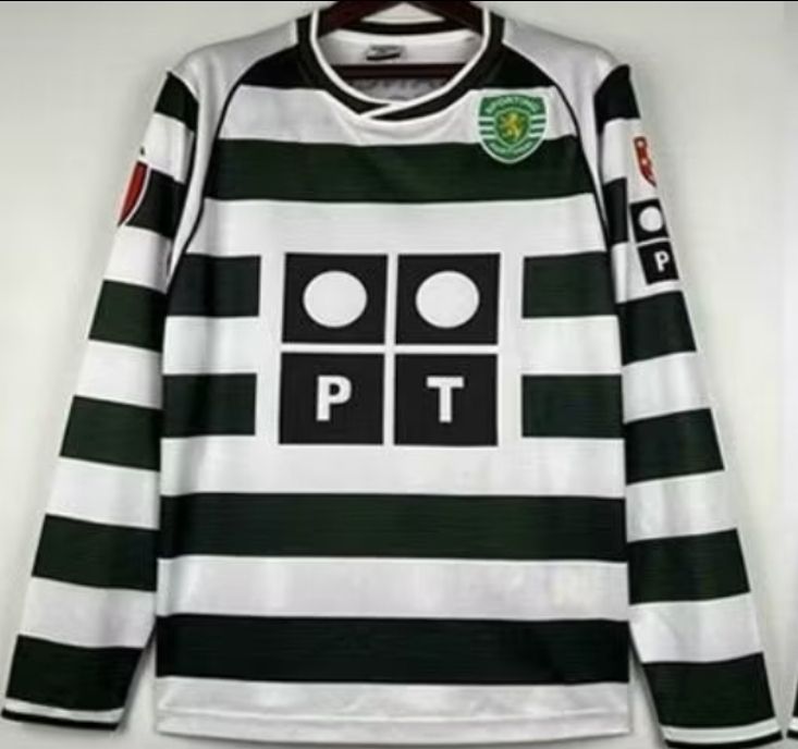 Retro Sporting de Lisboa 2001/2003 manga larga
