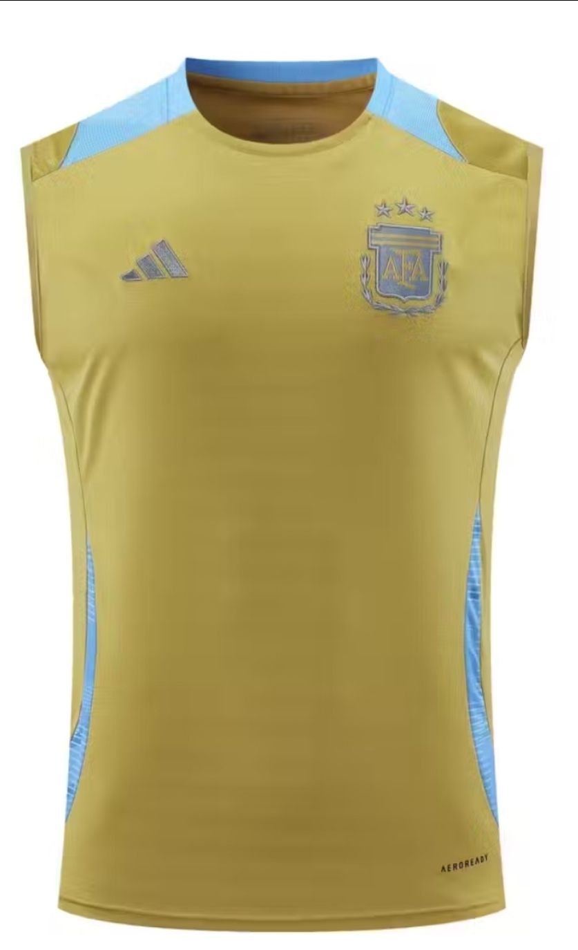 Camiseta sin manga - Argentina amarilla Camiseta sin manga - Argentina amarilla